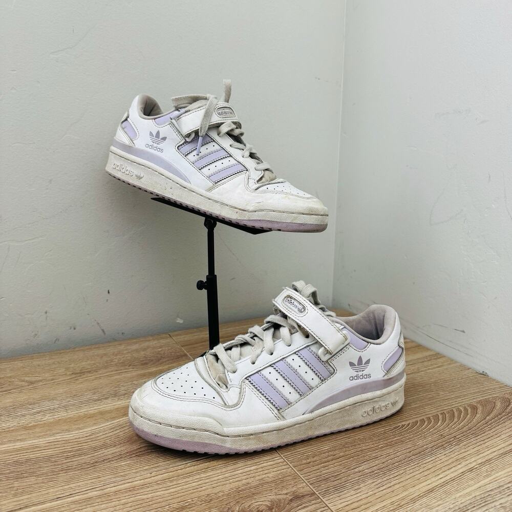 Adidas Forum 84 Low White And Purple Sneaker Women’s Size 8.5